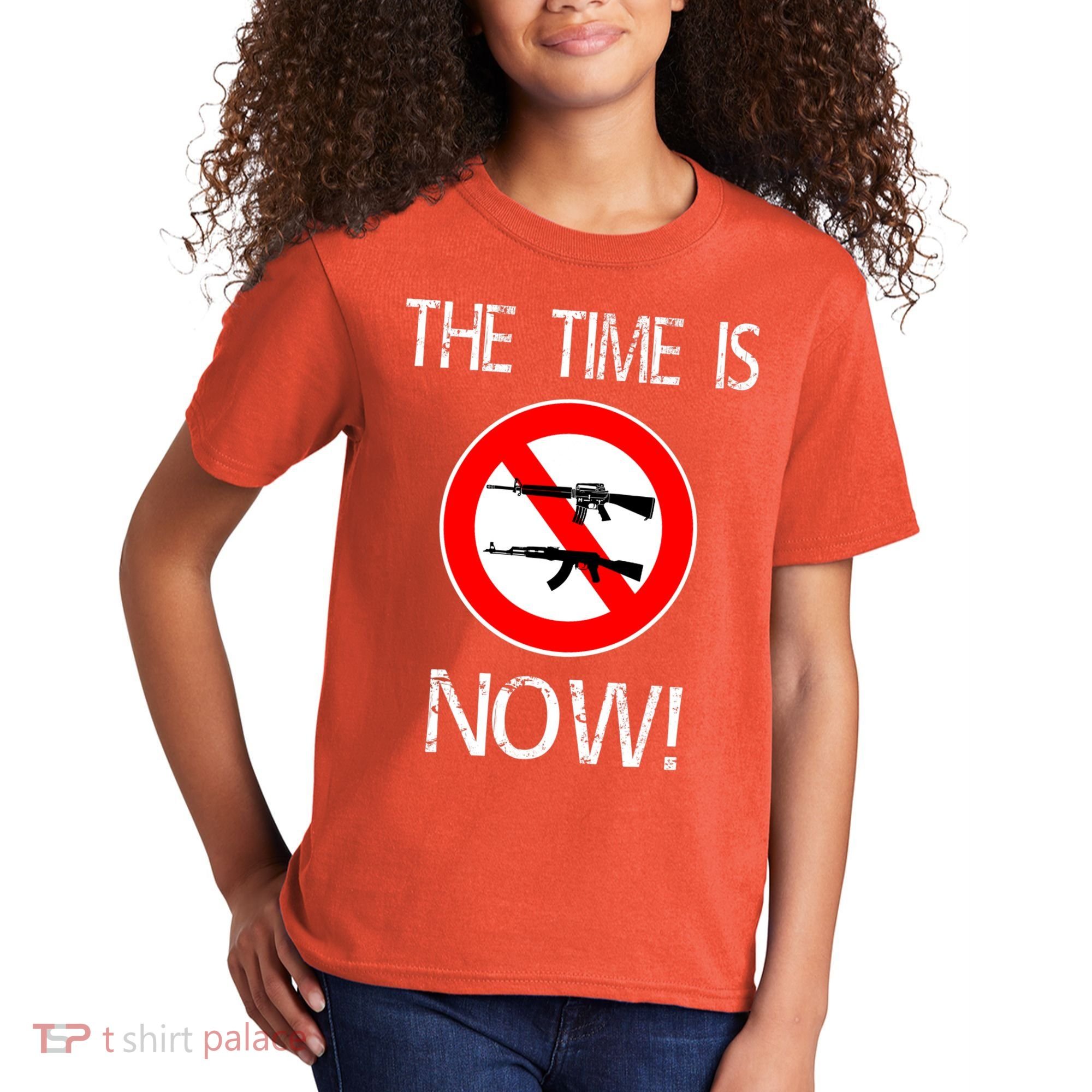 The Time Is Now! Ban Assault Weapons Anti AR 15 Kids T-Shirt
