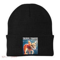 Trippi Troppi - Italian Brainrot Meme Funny Beanie thumb 0