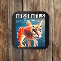 Trippi Troppi - Italian Brainrot Meme Funny Coaster thumb 0