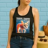 Trippi Troppi - Italian Brainrot Meme Funny Women's Tank Top thumb 2
