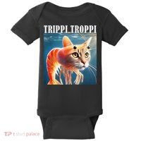 Trippi Troppi - Italian Brainrot Meme Funny Baby Bodysuit thumb 0