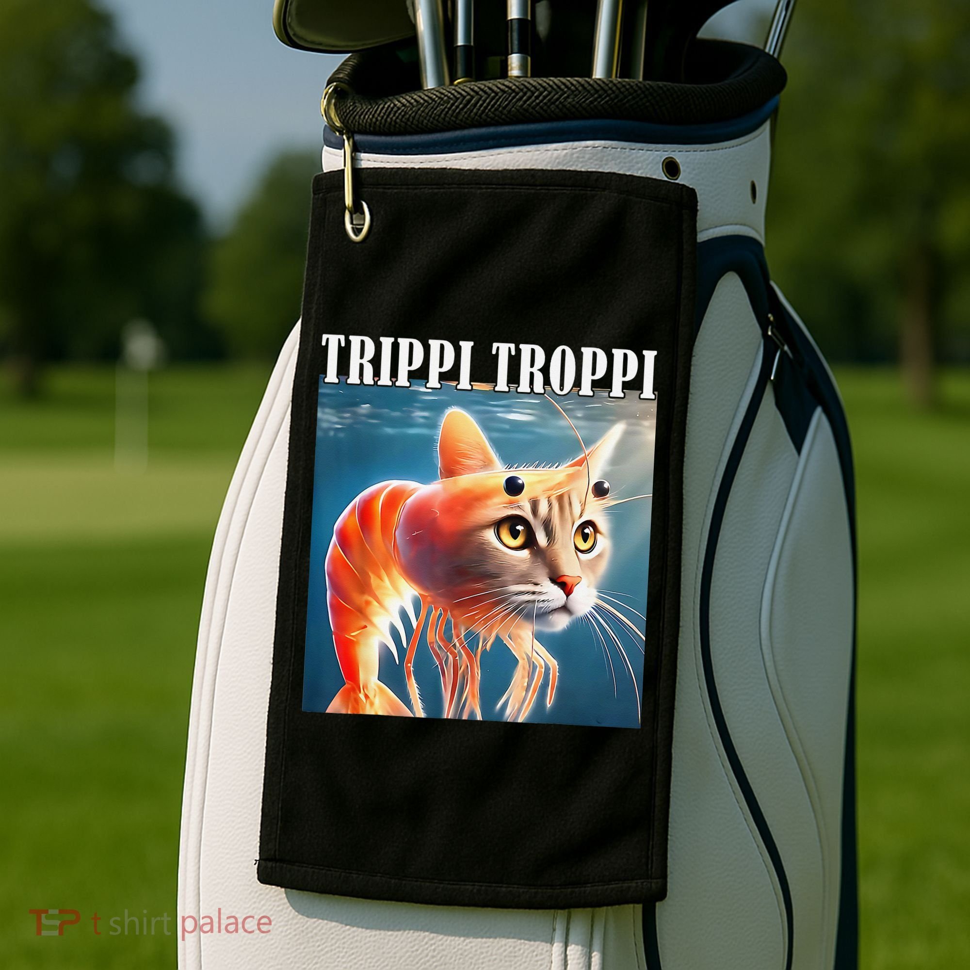 Trippi Troppi - Italian Brainrot Meme Funny Golf Towel