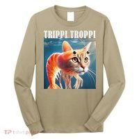 Trippi Troppi - Italian Brainrot Meme Funny Long Sleeve Shirt thumb 0