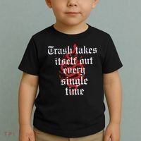 Trash Takes Itself Out Every Single Time Taylor Toddler T-Shirt thumb 2