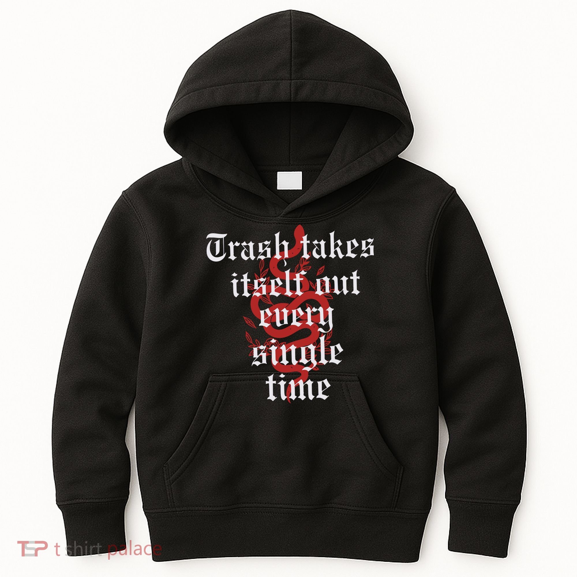 Trash Takes Itself Out Every Single Time Taylor Kids Hoodie