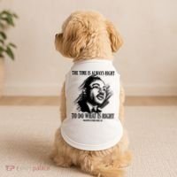 The Time Is Always Right To Do What Is Right Martin Luther King Quote Doggie Tank thumb 2