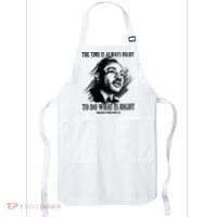 The Time Is Always Right To Do What Is Right Martin Luther King Quote Apron thumb 0