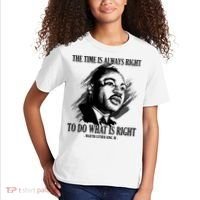 The Time Is Always Right To Do What Is Right Martin Luther King Quote Kids T-Shirt thumb 2