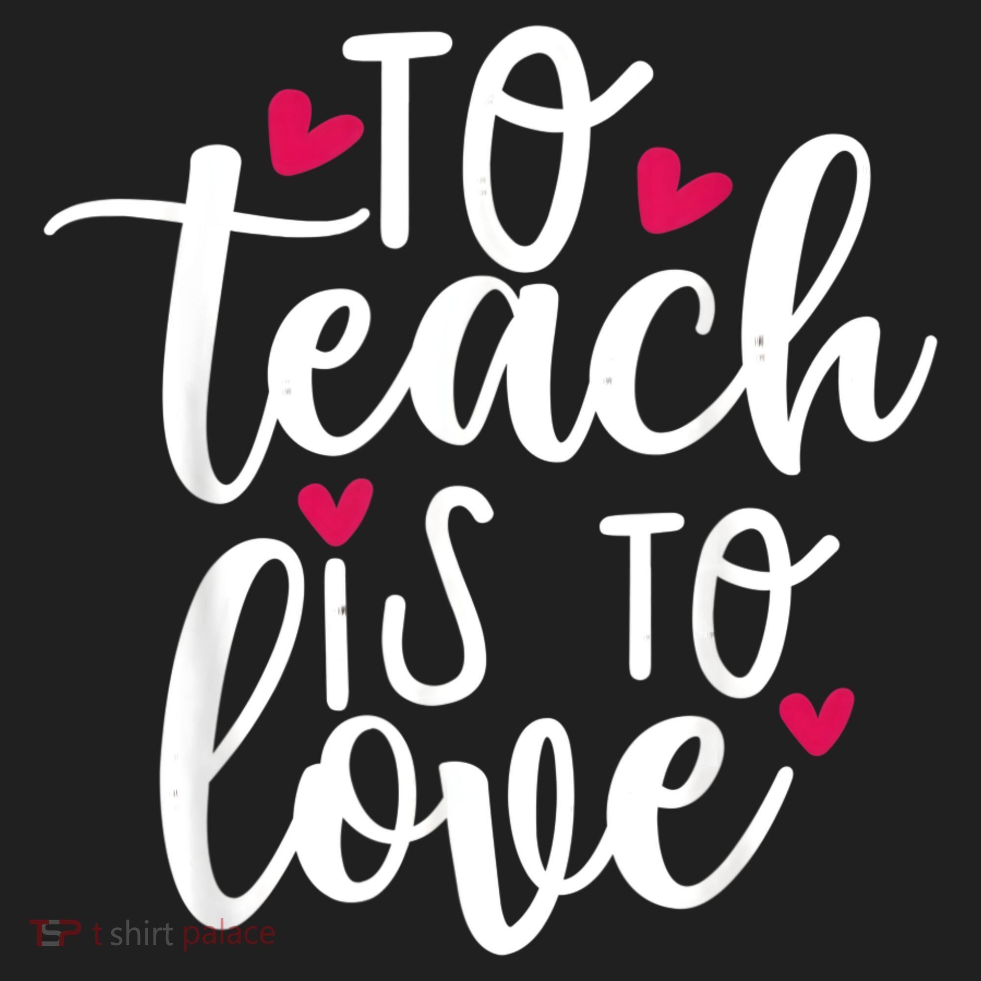 To Teach Is To Love Teacher Appreciation & Valentines Day Beanie