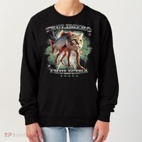 Trulimero Truli Italian Brainrot Meme Cats Head On A Fish Women's Sweatshirt thumb 0
