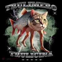 Trulimero Truli Italian Brainrot Meme Cats Head On A Fish Coffee Mug thumb 5