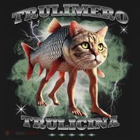Trulimero Truli Italian Brainrot Meme Cats Head On A Fish Women's Hoodie thumb 2