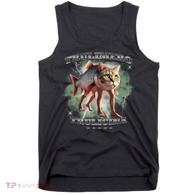 Trulimero Truli Italian Brainrot Meme Cats Head On A Fish Tank Top