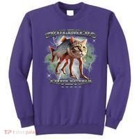 Trulimero Truli Italian Brainrot Meme Cats Head On A Fish Sweatshirt thumb 0