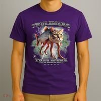 Trulimero Truli Italian Brainrot Meme Cats Head On A Fish T-Shirt thumb 3