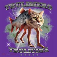 Trulimero Truli Italian Brainrot Meme Cats Head On A Fish Women's T-Shirt thumb 6