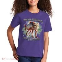 Trulimero Truli Italian Brainrot Meme Cats Head On A Fish Kids T-Shirt thumb 2