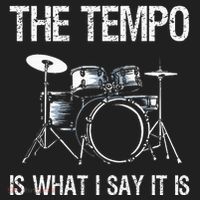 The Tempo Is What I Say It Is Gift Funny Drummer Beanie thumb 2