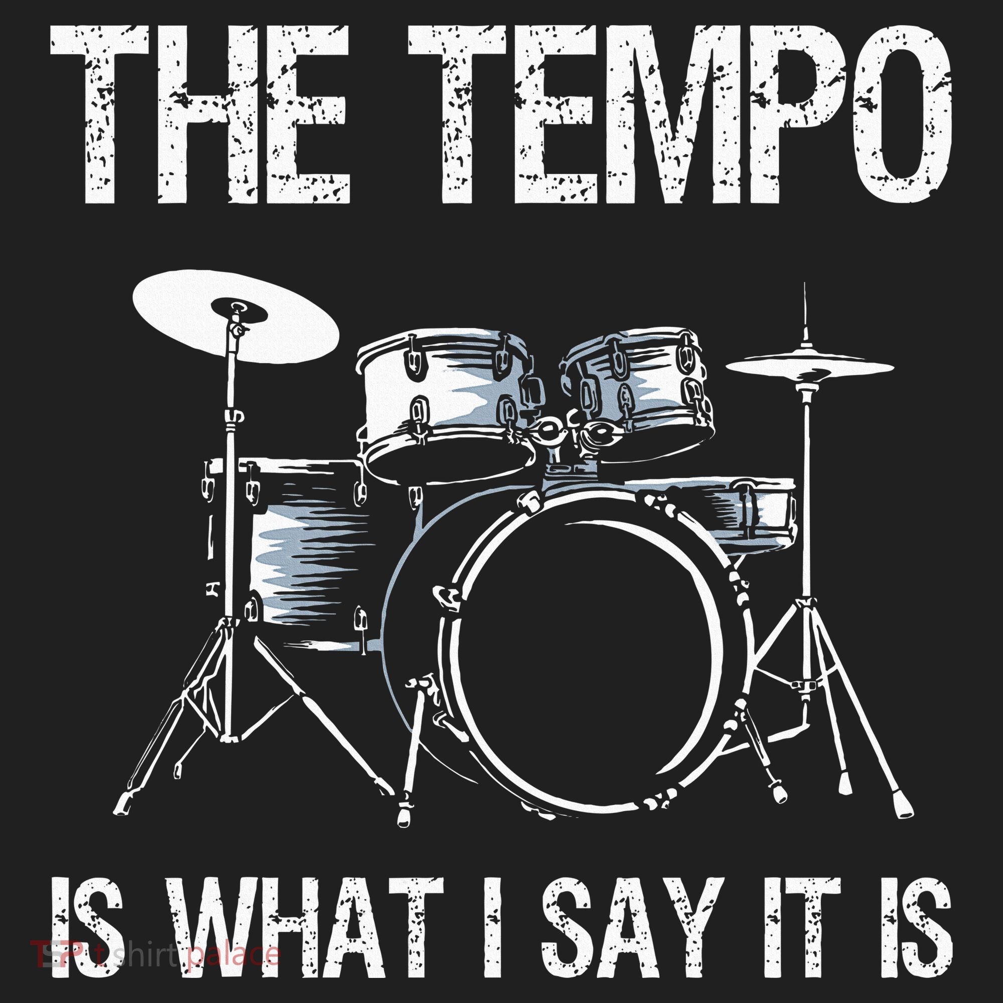 The Tempo Is What I Say It Is Gift Funny Drummer Beanie