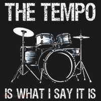 The Tempo Is What I Say It Is Gift Funny Drummer Ornament thumb 1