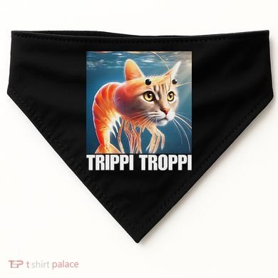 Trippi Troppi Italian Brainrot Meme USA-Made Doggie Bandana