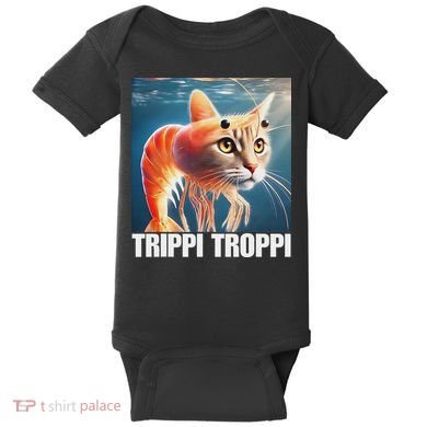 Trippi Troppi Italian Brainrot Meme Baby Bodysuit