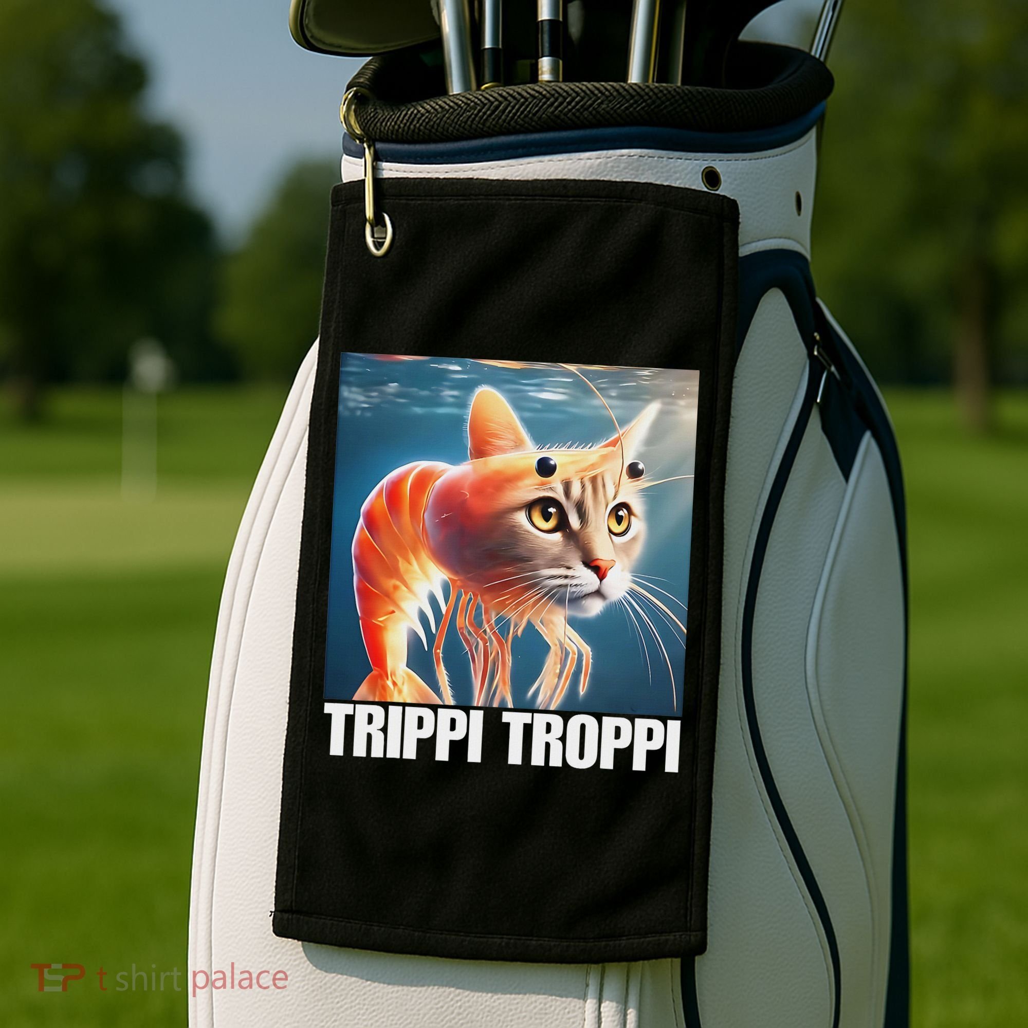 Trippi Troppi Italian Brainrot Meme Golf Towel