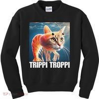 Trippi Troppi Italian Brainrot Meme Kids Sweatshirt thumb 0