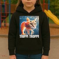 Trippi Troppi Italian Brainrot Meme Kids Hoodie thumb 3