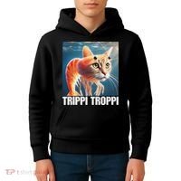 Trippi Troppi Italian Brainrot Meme Kids Hoodie thumb 4