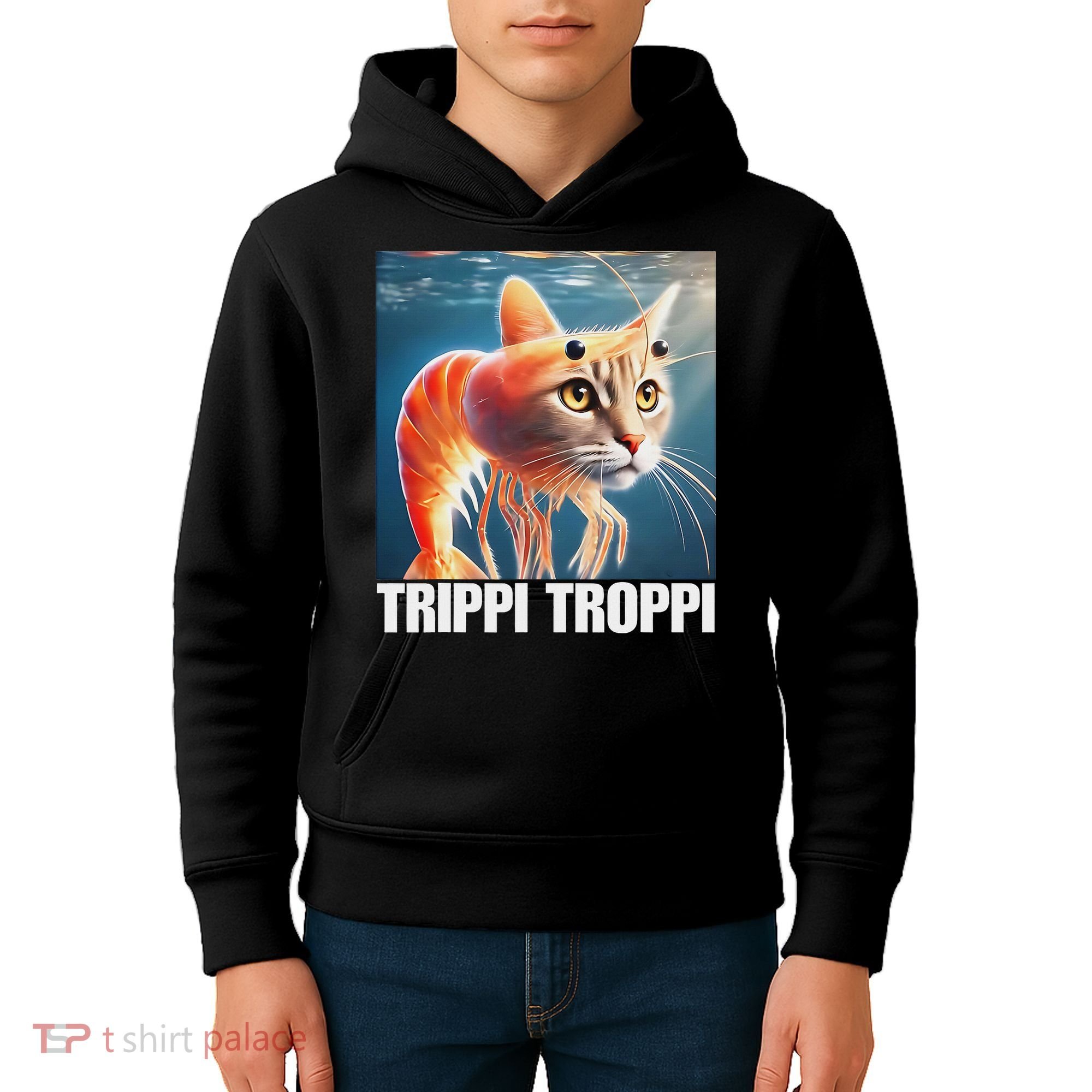 Trippi Troppi Italian Brainrot Meme Kids Hoodie