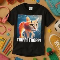 Trippi Troppi Italian Brainrot Meme Kids T-Shirt thumb 3