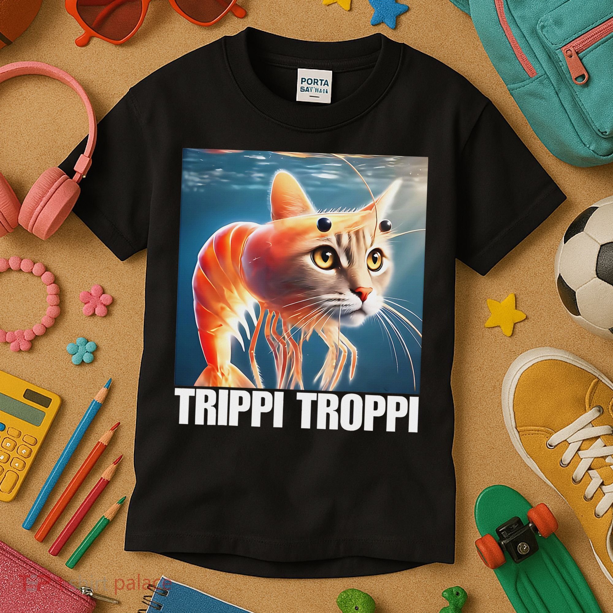 Trippi Troppi Italian Brainrot Meme Kids T-Shirt