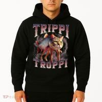  Trippi Troppi - Italian Brainrot Meme Cat Hoodie thumb 2
