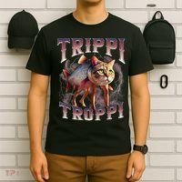  Trippi Troppi - Italian Brainrot Meme Cat T-Shirt thumb 6