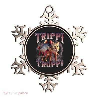  Trippi Troppi - Italian Brainrot Meme Cat Ornament