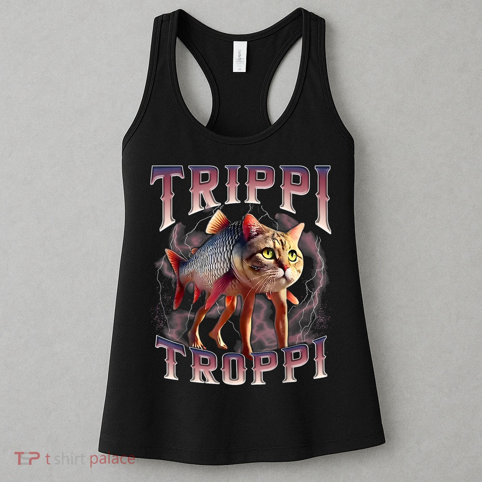 Trippi Troppi - Italian Brainrot Meme Cat Women's Tank Top