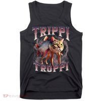  Trippi Troppi - Italian Brainrot Meme Cat Tank Top thumb 0