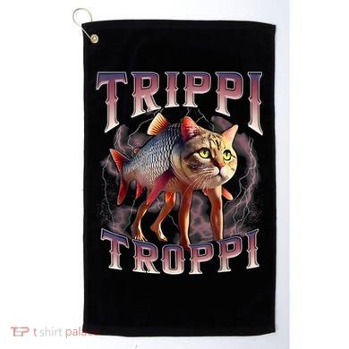  Trippi Troppi - Italian Brainrot Meme Cat Golf Towel