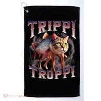  Trippi Troppi - Italian Brainrot Meme Cat Golf Towel thumb 0