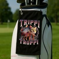  Trippi Troppi - Italian Brainrot Meme Cat Golf Towel thumb 2