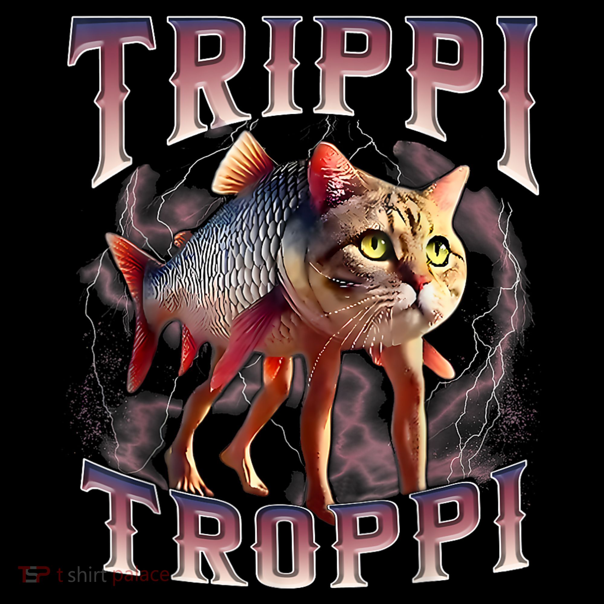  Trippi Troppi - Italian Brainrot Meme Cat Women's Long Sleeve Shirt