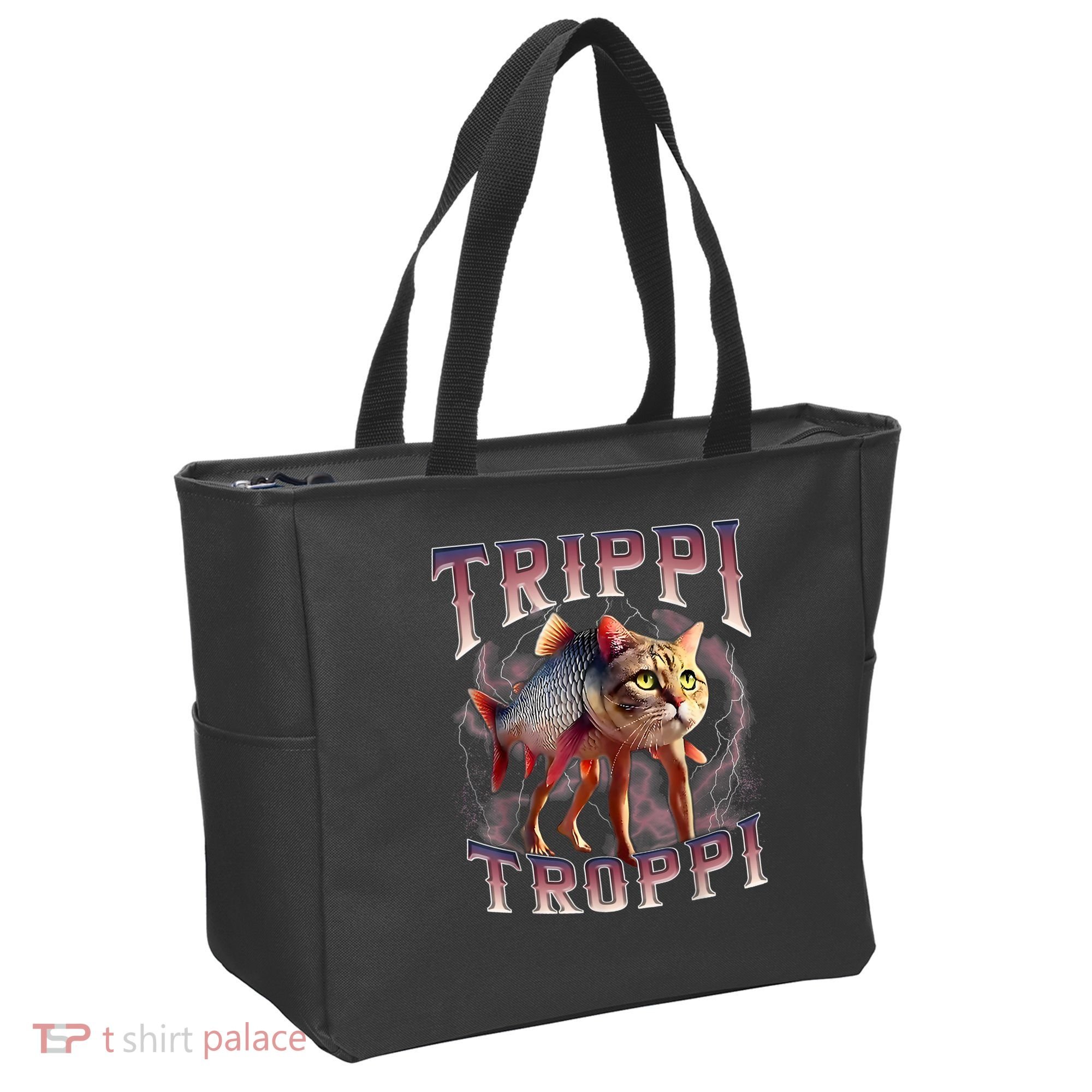  Trippi Troppi - Italian Brainrot Meme Cat Tote Bag