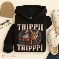  Trippi Troppi - Italian Brainrot Meme Cat Hoodie thumb 4