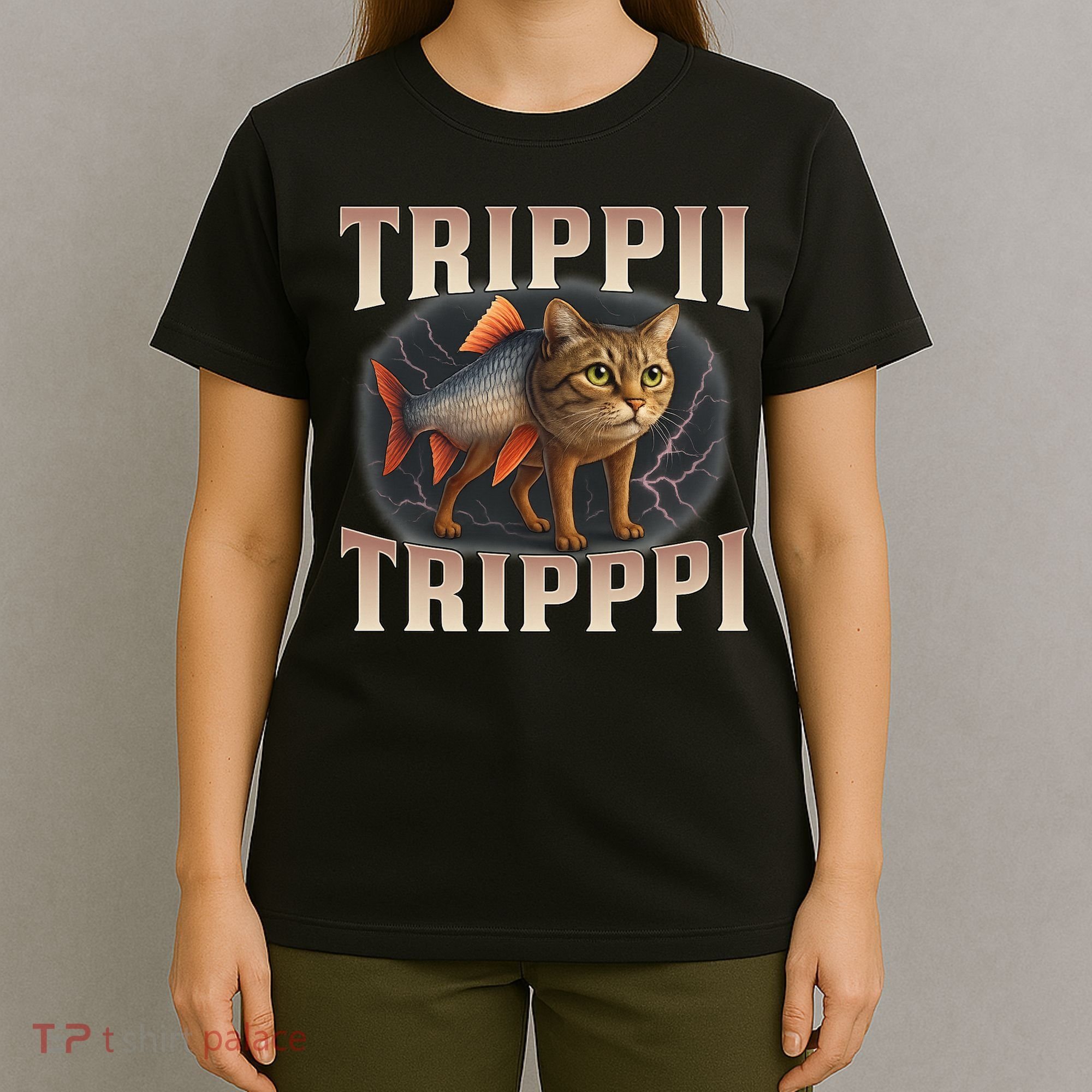  Trippi Troppi - Italian Brainrot Meme Cat T-Shirt