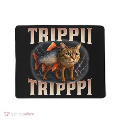  Trippi Troppi - Italian Brainrot Meme Cat Mousepad