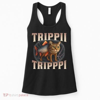  Trippi Troppi - Italian Brainrot Meme Cat Women's Tank Top