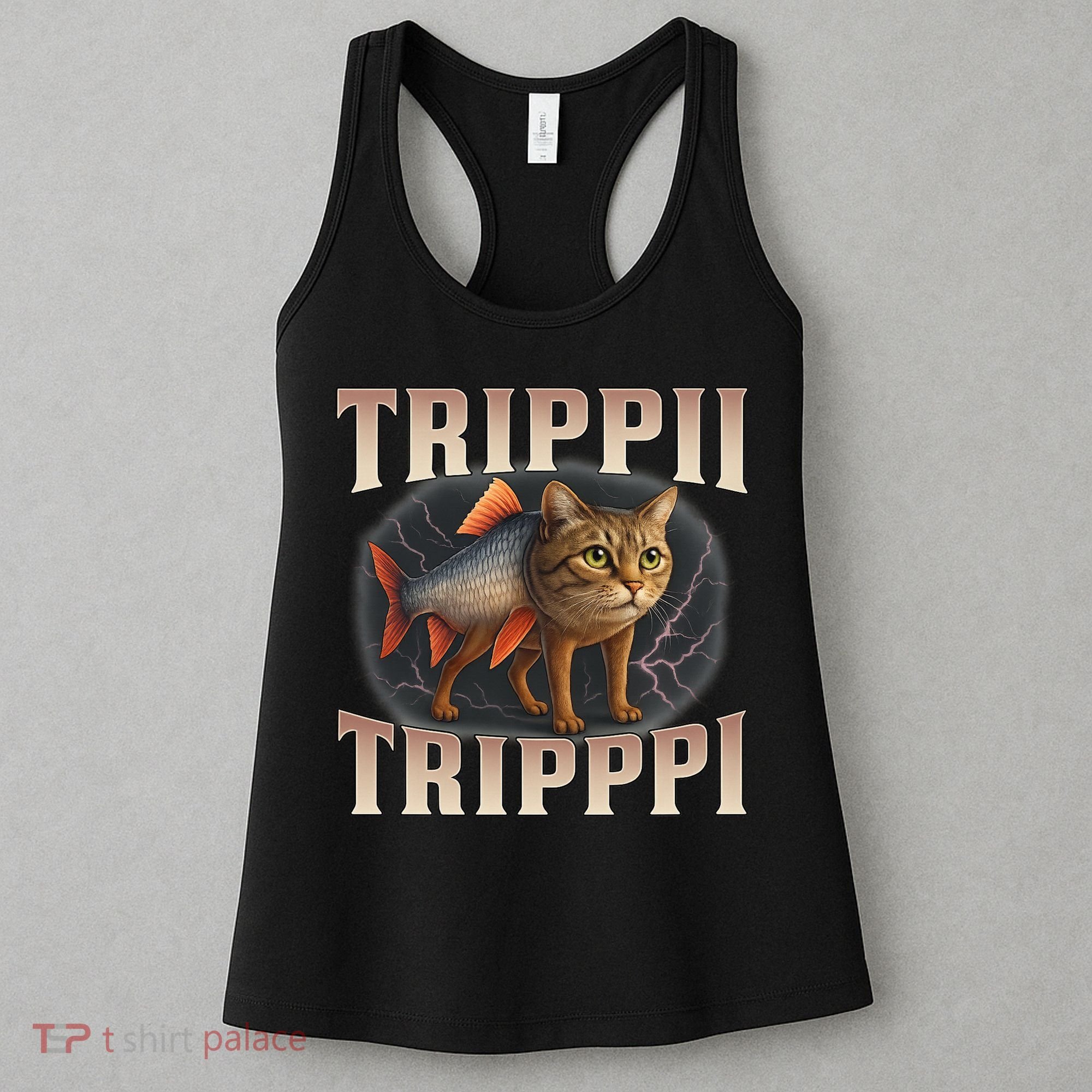  Trippi Troppi - Italian Brainrot Meme Cat Women's Tank Top
