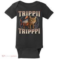  Trippi Troppi - Italian Brainrot Meme Cat Baby Bodysuit thumb 0