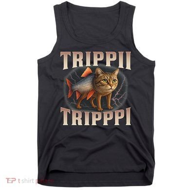  Trippi Troppi - Italian Brainrot Meme Cat Tank Top